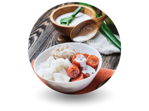 เผือก พร้าว กล้วย